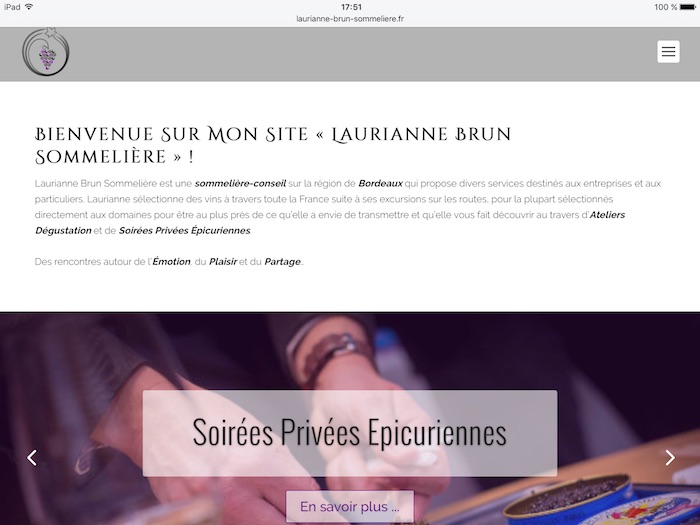 image site web Laurianne Brun